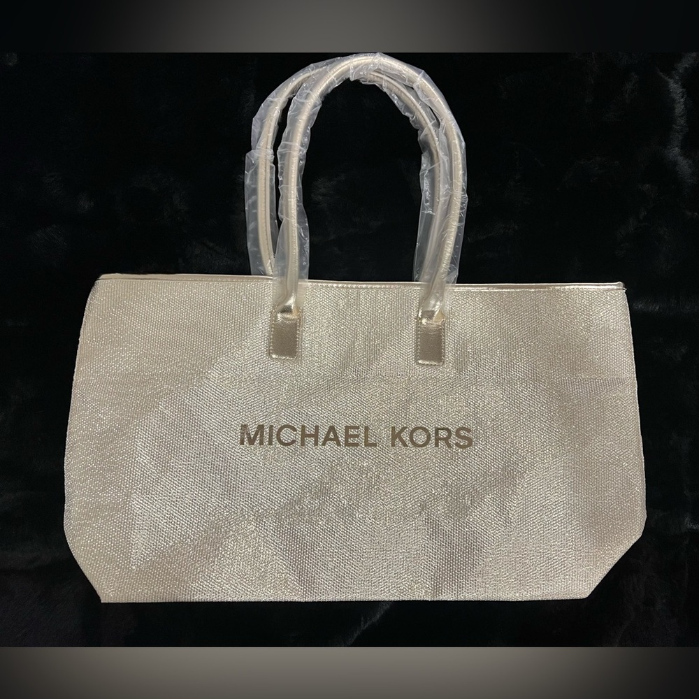 Michael Kors Gold Classic Tote Bag